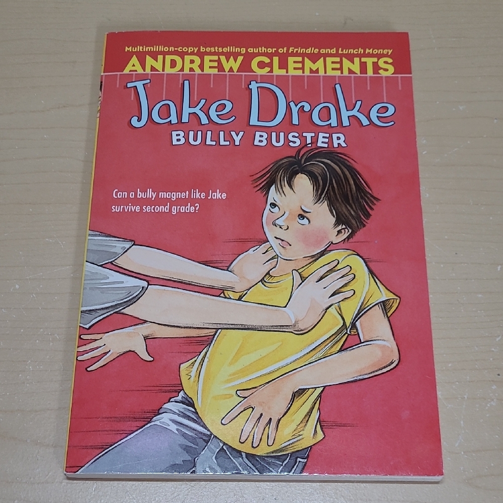 Andrew Clements Jake Drake 'Bully Buster' Children's Book NWT
